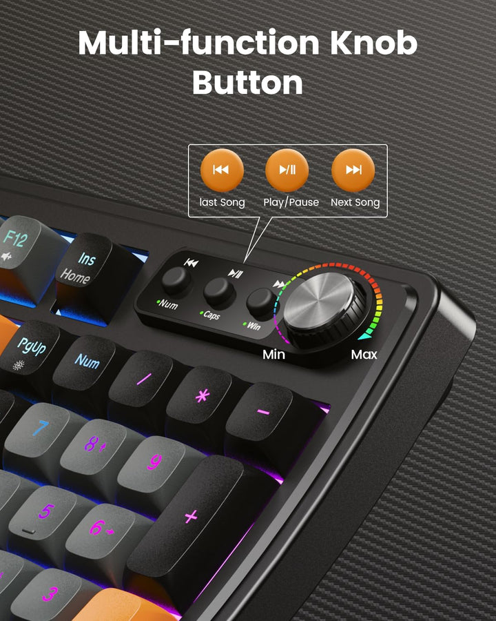SABLUTE Teclado y mouse para juegos, teclado de membrana silencioso...