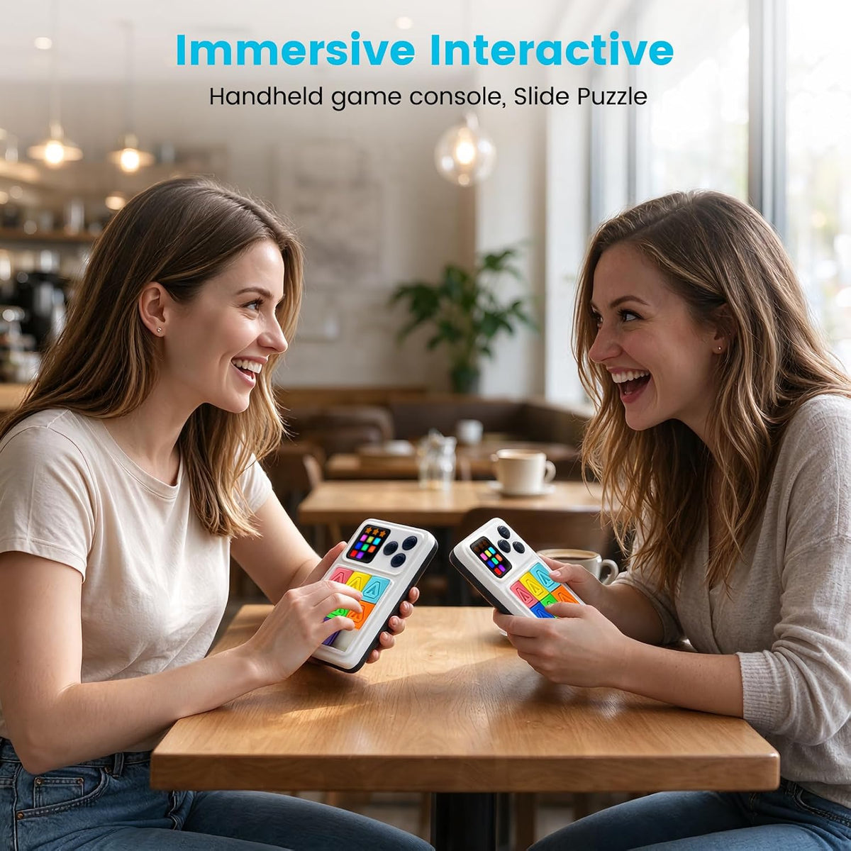 Juego de rompecabezas de diapositivas con más de 1000 desafíos, 3 modos de dificultad, juguete electrónico deslizante para el cerebro, juego de viaje de lógica de mano, regalo para niños