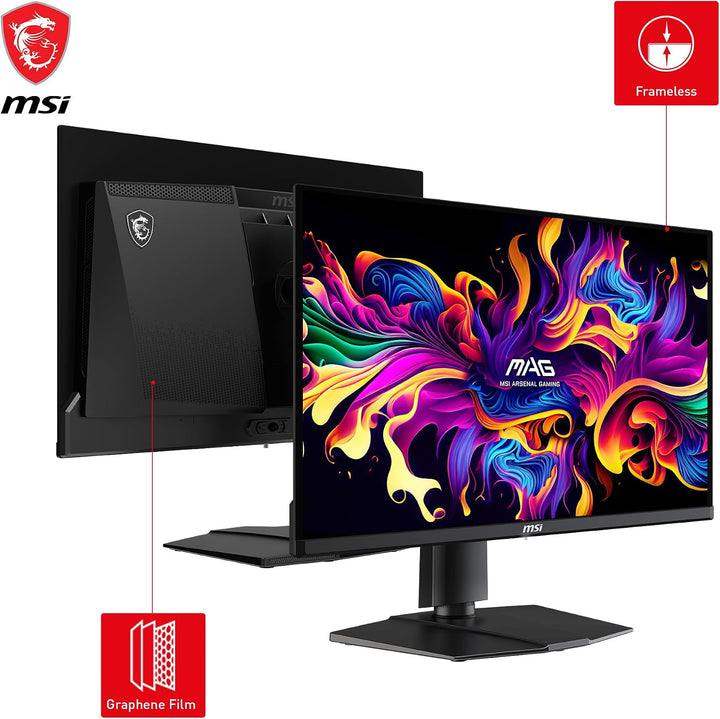 MSI MAG 271QPX QD-OLED, Monitor de juegos OLED 27 pulgadas, 2560 x...