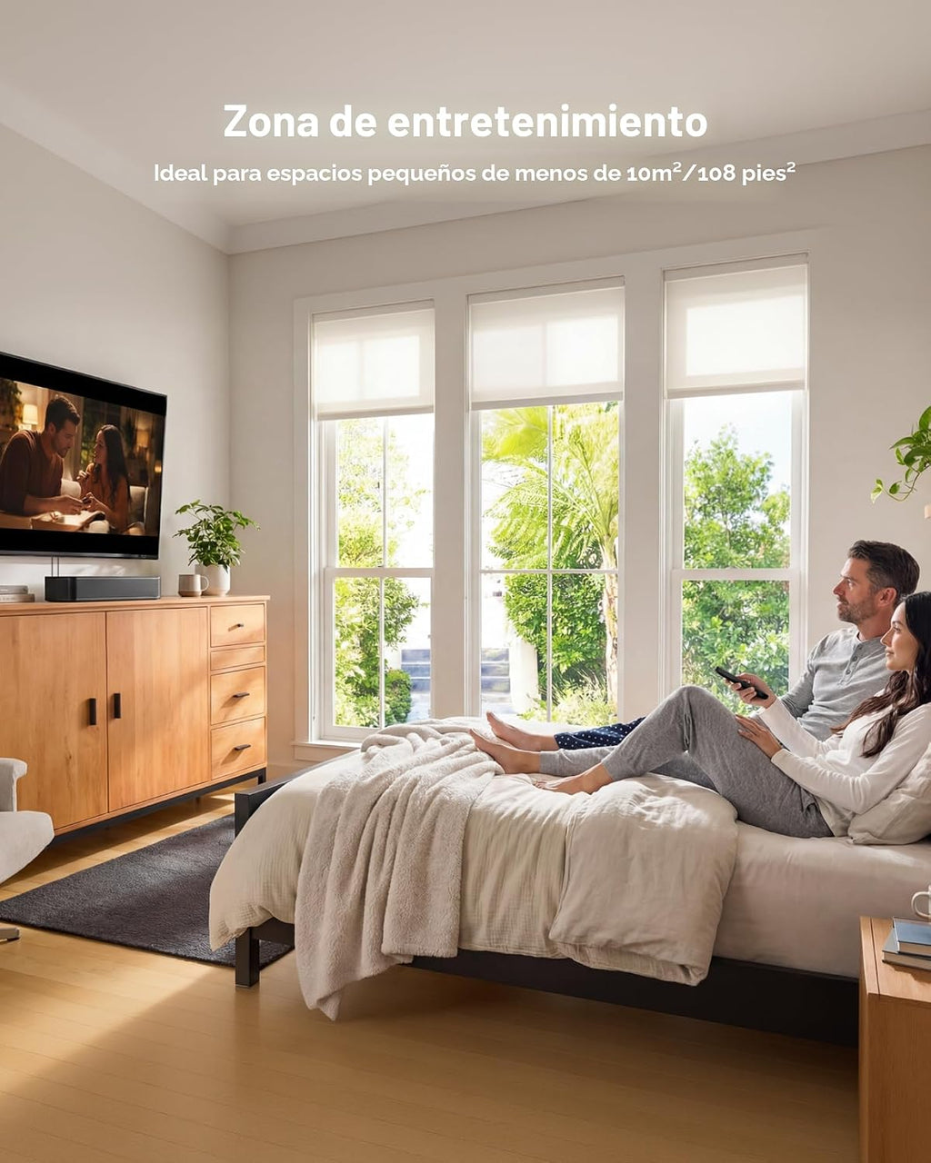 Barra de sonido ULTIMEA 2.1ch Subwoofer incorporado, sistema de cine en