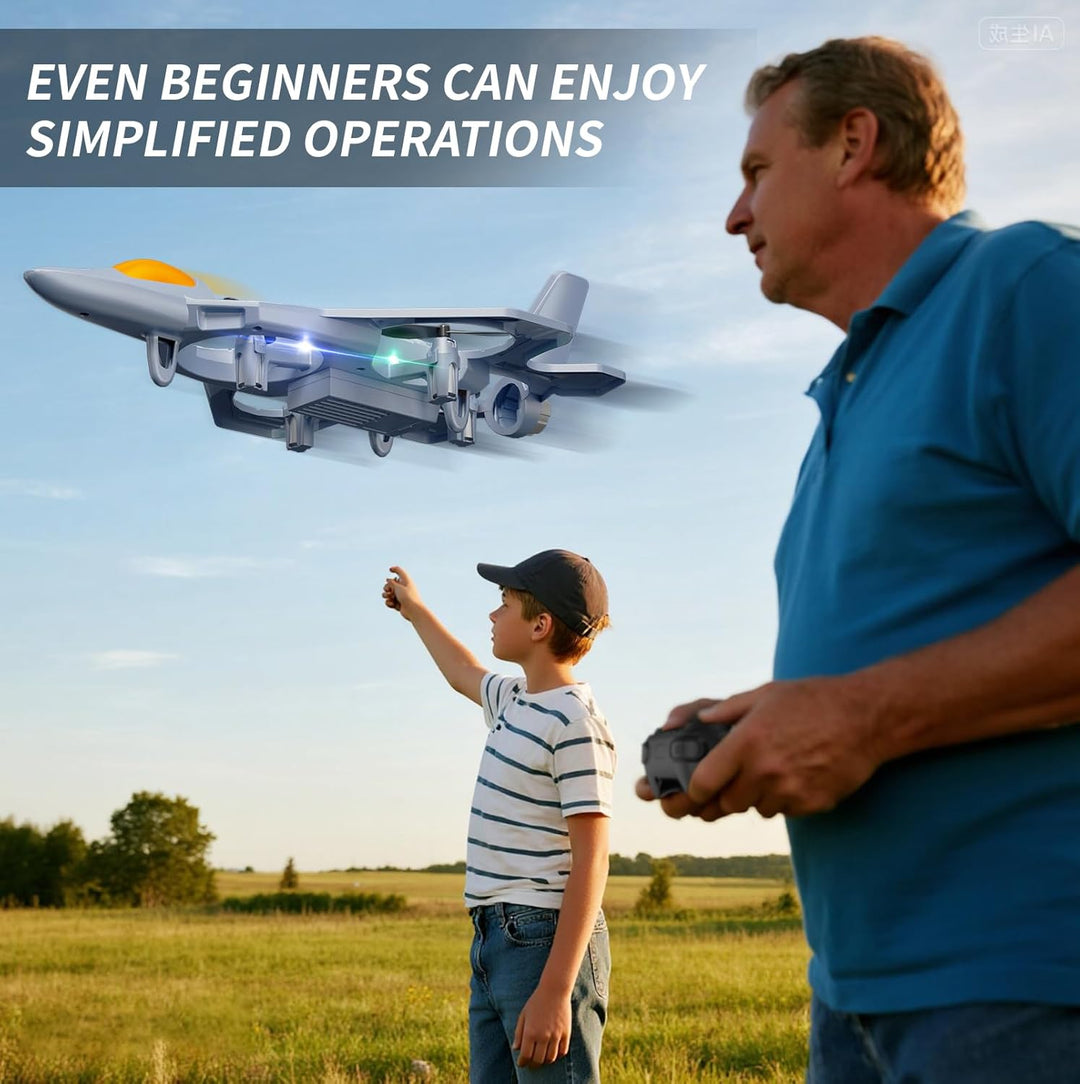 4DRC Aviones de espuma con control remoto para niños y adultos, jug...