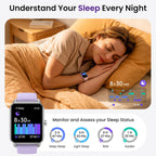 Fitpolo Relojes inteligentes para mujeres y hombres, Alexa incorporado de 1.8 pulgadas, reloj de seguimiento de actividad para Android iOS, rastreador de actividad impermeable con 100 deportes, GPS