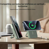 JUOVI Banco de energía magnético, cargador portátil inalámbrico de...