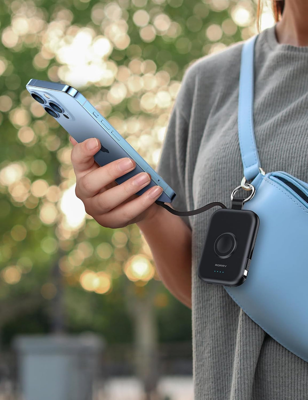 RORRY Cargador portátil 5000mAh 10000mAh Mini Power Bank Travel Ess...