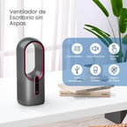 KONSIDEN Ventilador de escritorio sin aspas, ventilador de oficina...