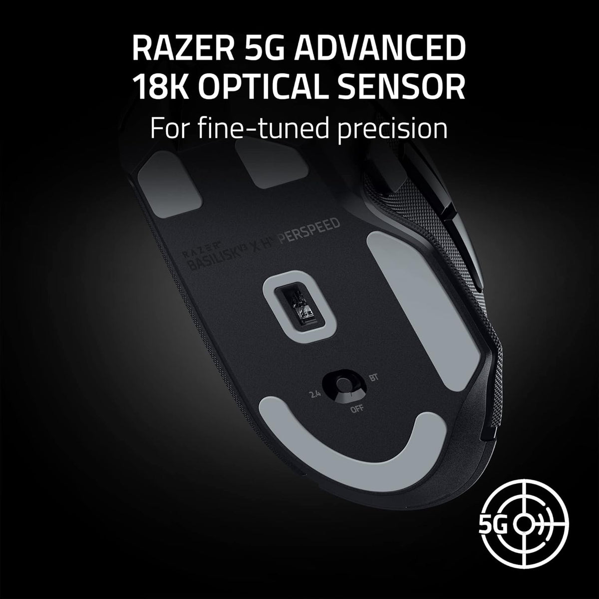 Razer Basilisk V3 X HyperSpeed Ratón inalámbrico