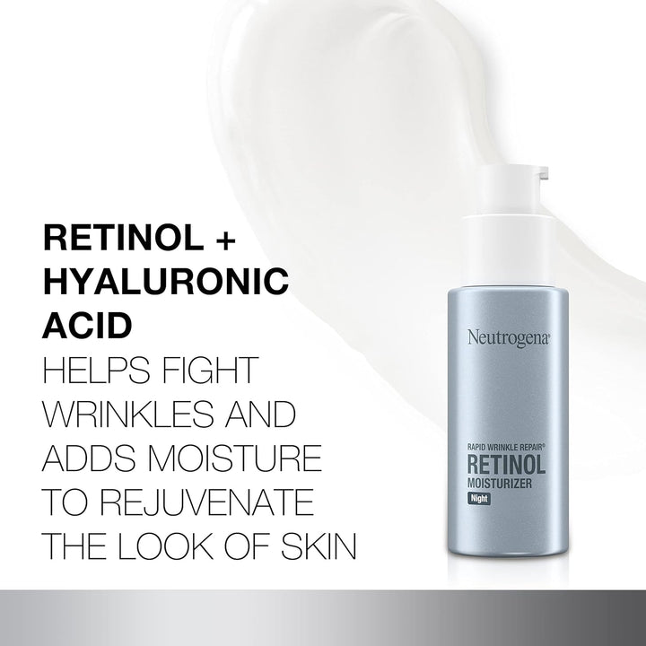 Neutrogena Crema Hidratante de Noche Retinol para Reparación Rápida...