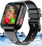 MJVV Reloj Inteligente para Niños 4G con Rastreador GPS, Smartwatch con WhatsApp, Line, TikTok
