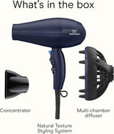 Secador de pelo Infiniti Pro Conair con difusor innovador, mejora r...