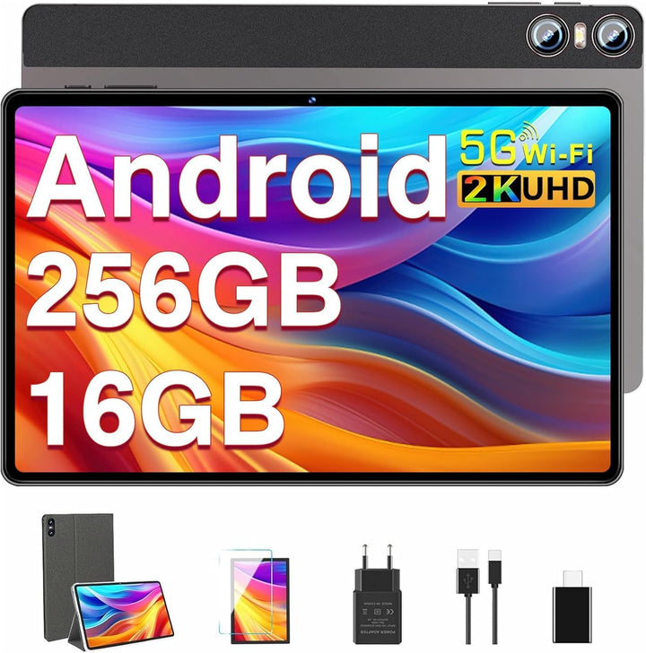 Tablet 2025 con pantalla de 11 pulgadas 2K Octa-Core 2.0 GHz, 16 GB...