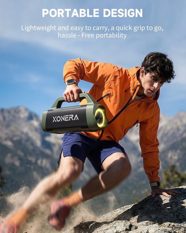 Xonera Altavoces Bluetooth inalámbricos, 80 W pico alto altavoz par...