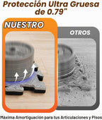 AIRHOP Alfombrillas de espuma EVA de alta densidad mejoradas de 0.79 pulgadas, extra gruesas, 48 pies cuadrados, 12 piezas grandes entrelazadas (24 x 24 pulgadas) para gimnasio en casa