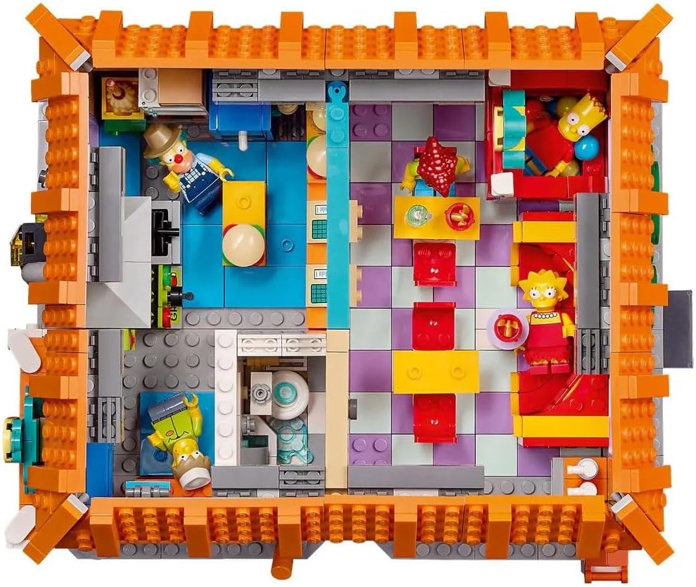 LEGO Icons Los Simpsons: Krusty Burger, Kit de Construcción para De...