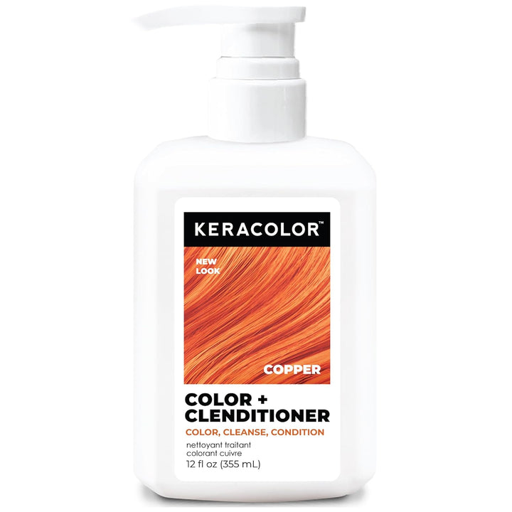 Keracolor Color + Clenditioner 3-in-1 Color-Depositing Conditioner,...