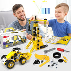 Choopheme 10 en 1 Juguetes STEM para niños de 5 6 7 8 9+ años, kit de bloques de construcción, proyectos de actividades STEM, juguetes para niños de 4-8 5-7 6-8 8-10 años, set creativo educativo de