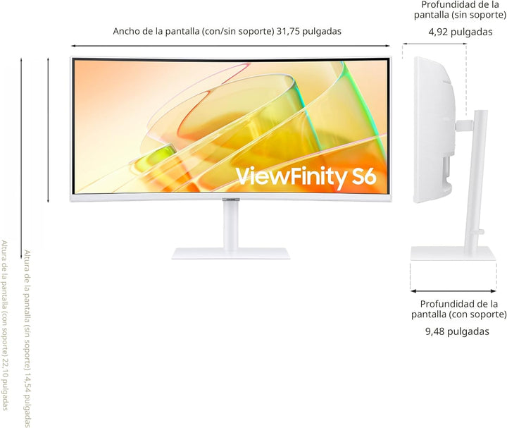 Samsung ViewFinity (S65TC) Ultra-WQHD 1000R Monitor curvo para comp...
