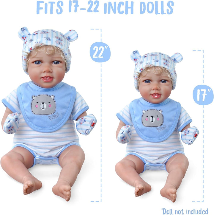 BABESIDE Accesorios de muñeca Reborn para muñecas de 17 a 22 pulgad...