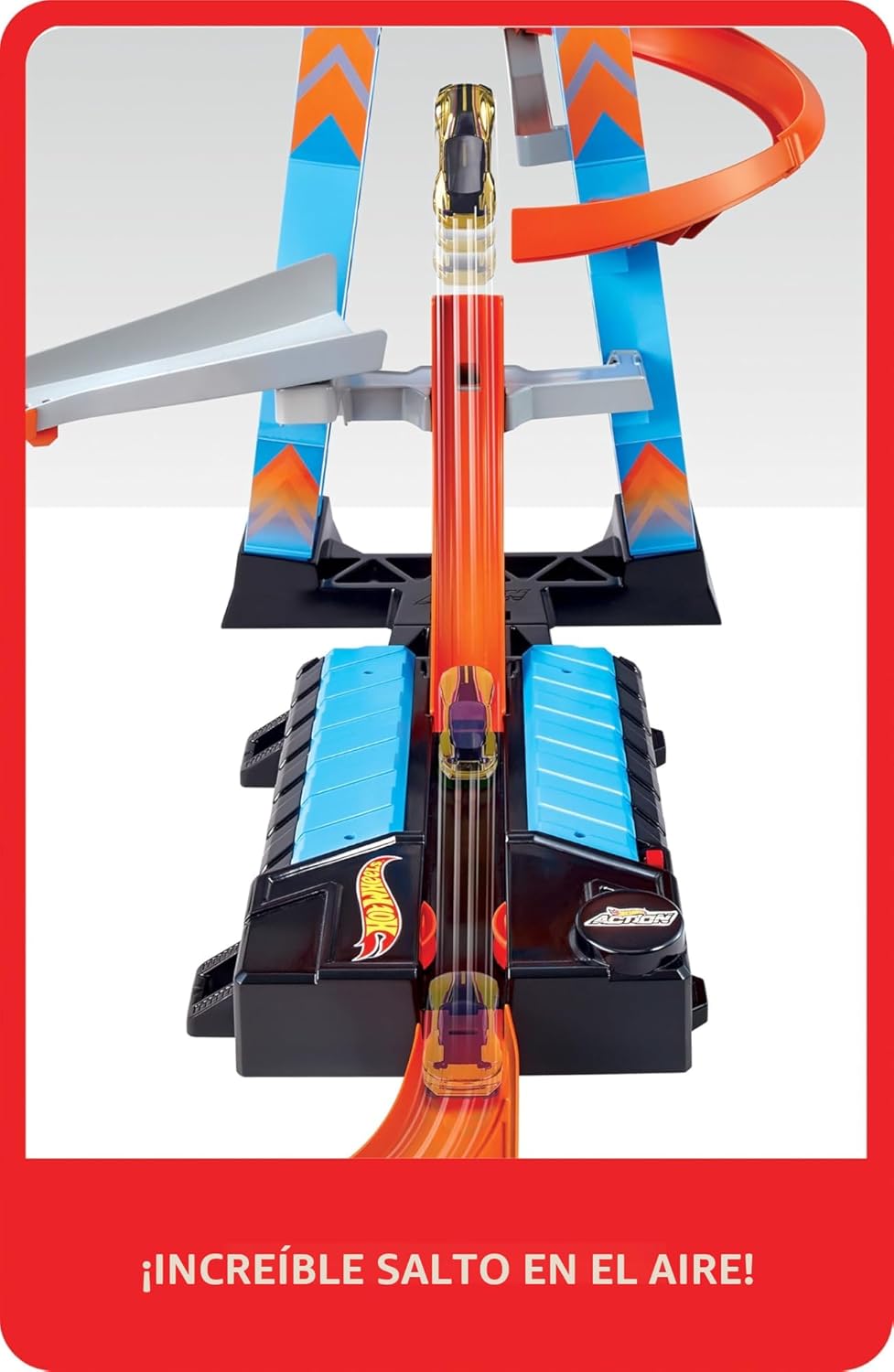 Hot Wheels Sky Crash Tower Track Set - Juego de pistas de torre de...