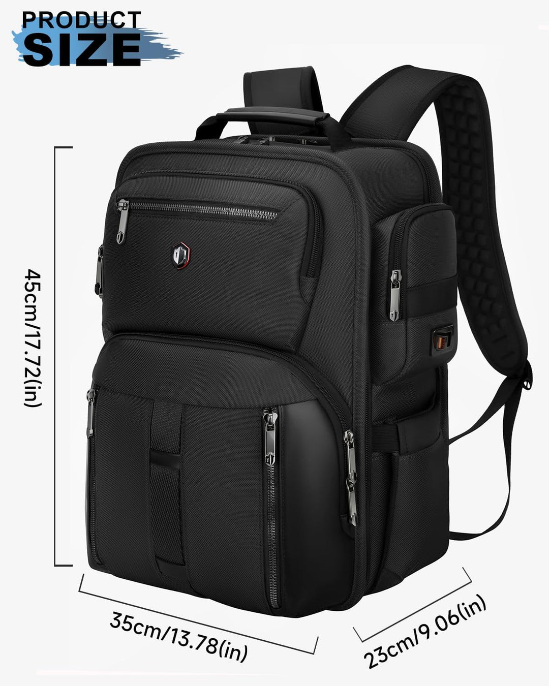 Work Backpack for Men with USB C Charging Port, 16 Inch Laptop Back...