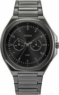 Evanston Reloj multifunción de acero inoxidable Gunmetal