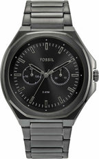 Evanston Reloj multifunción de acero inoxidable Gunmetal