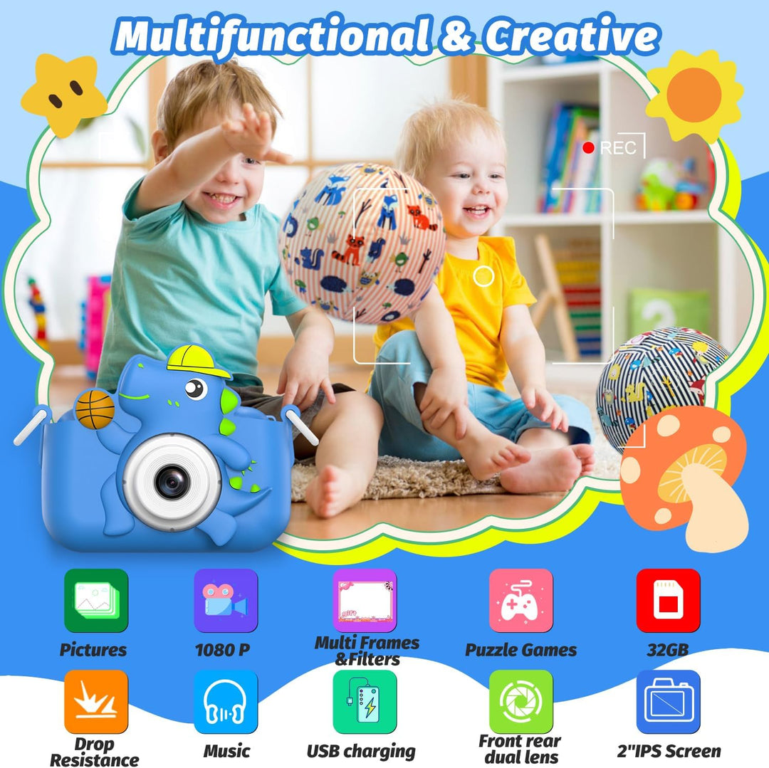 Juguete de cámara para niños, masterbee para niños de 3 a 12 años,...