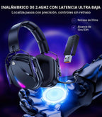 Auriculares inalámbricos para juegos con micrófono para PS5 PS4