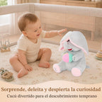 Peek a Boo Elefante de juguete, juguete musical interactivo para