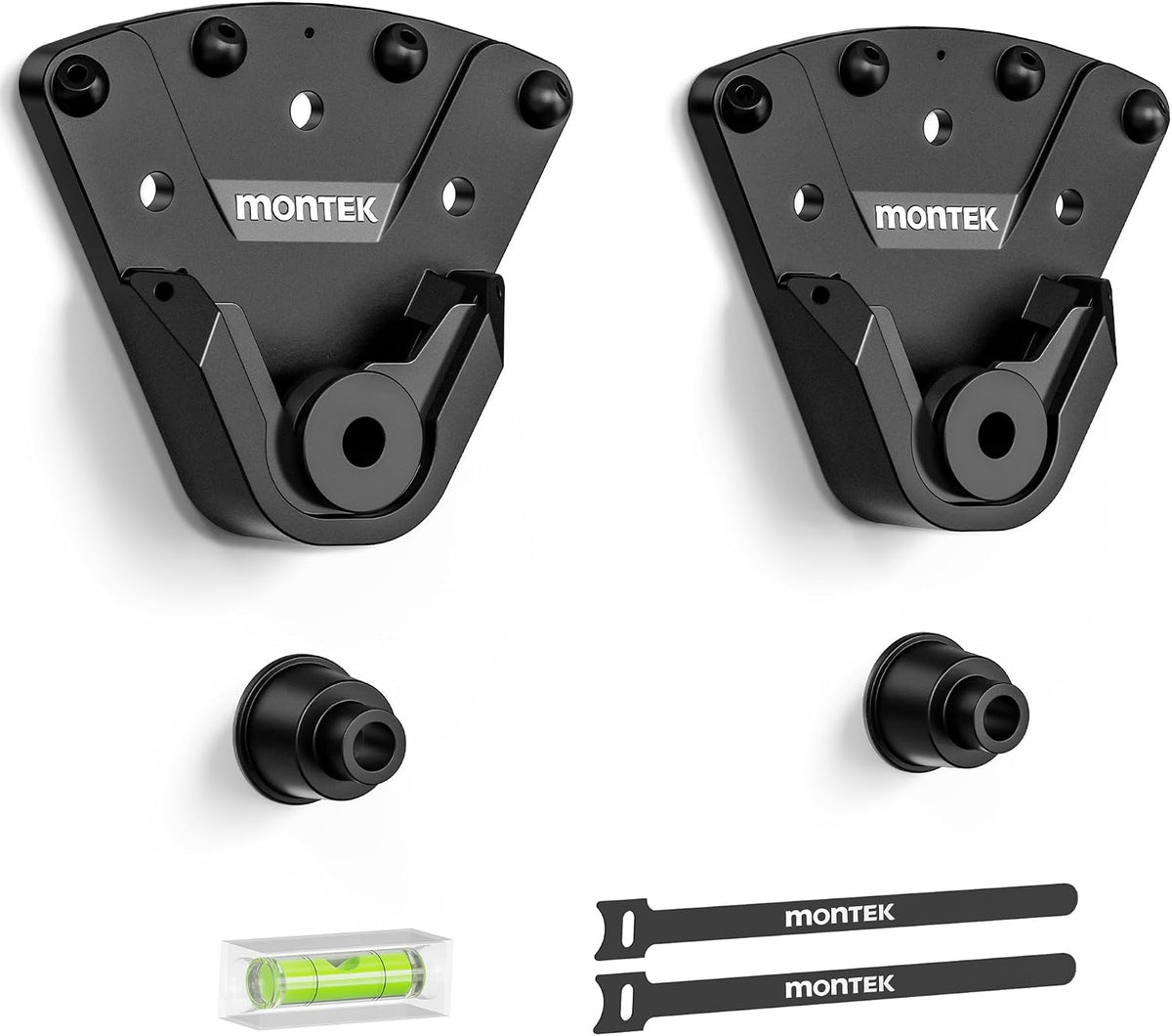 monTEK Soporte de pared para TV sin pernos para televisores de 32 a 100 pulgadas, soporta hasta 220 libras, soporte de TV resistente sin pernos sin taladros para paneles de yeso y hormigón, ultra
