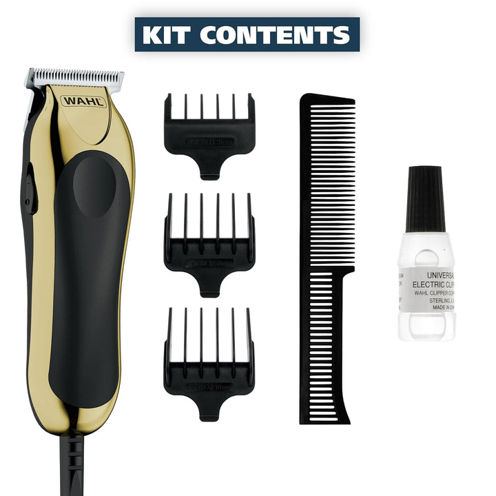 Wahl T-Pro - Recortadora de barba compacta con cable para hombre, c...