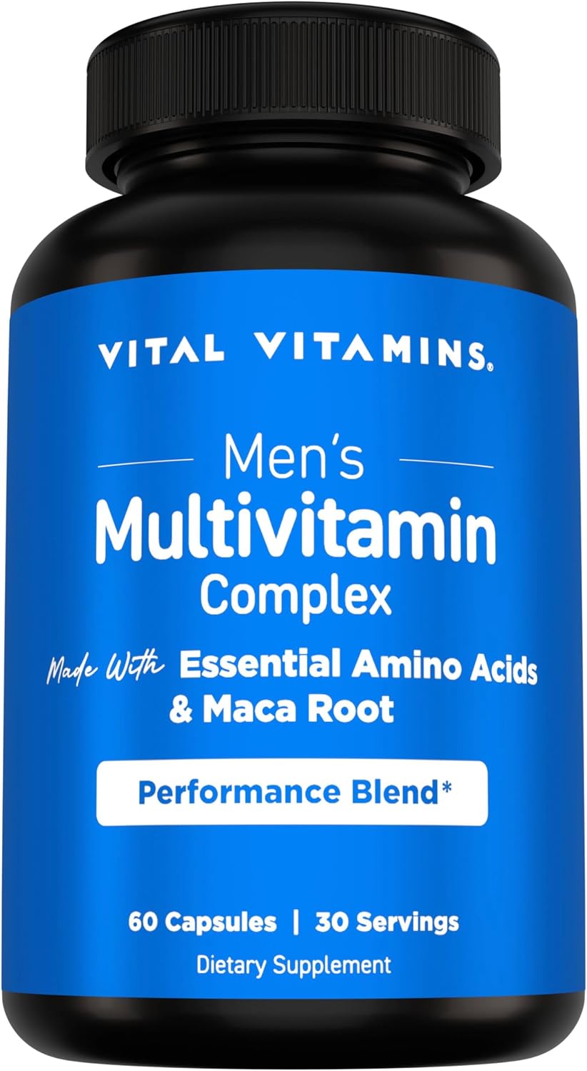 Vital Vitamins Complejo multivitamínico para hombre, fabricado con...