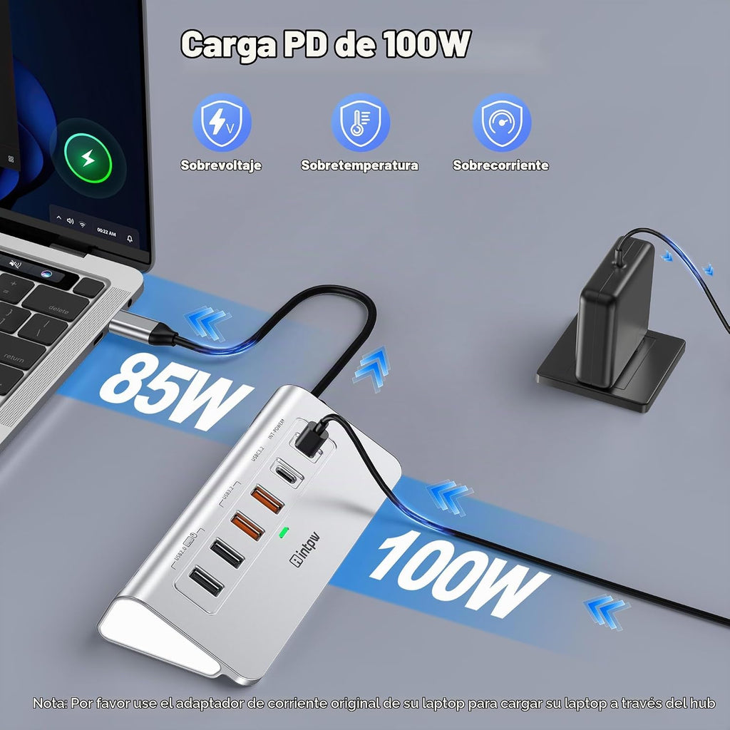 intpw, P9R, hub USB 2.0