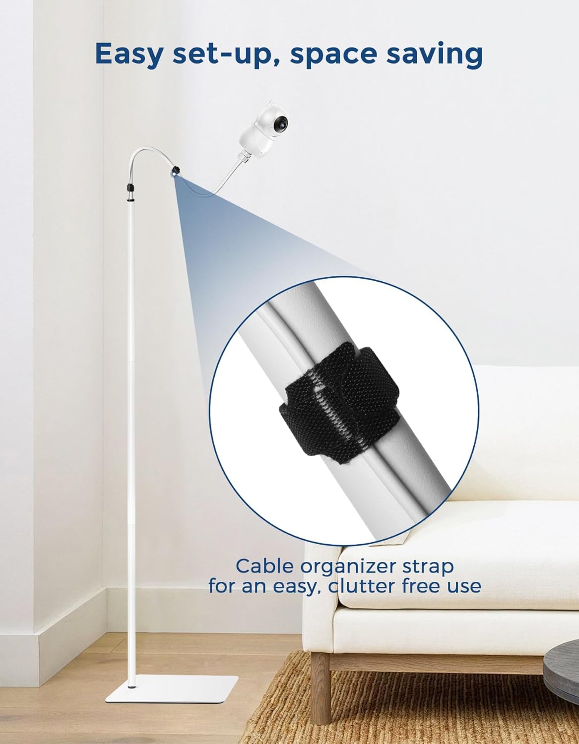 Soporte de suelo para monitor de bebé, compacto, compacto para Nani...