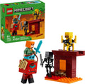 LEGO Minecraft The Nether Lava Battle Toy and Playset