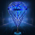 LEMATRIX Juguete de pelota rebotadora voladora 2025, juguete interactivo para exteriores controlado a mano con giro 3D, juguetes exteriores para niños de 6 a 12 años, regalos de cumpleaños para adolescentes, niños y niñas (azul)