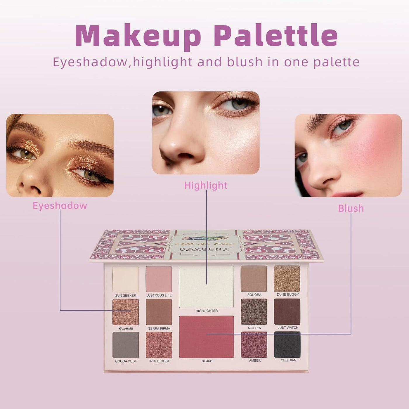 Kit de maquillaje para mujeres, adolescentes, niñas, kit completo d...