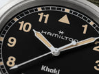 Hamilton Khaki Field Khaki Reloj de cuarzo para hombre, caja de acero