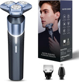 Maquinilla de afeitar eléctrica para hombres: afeitadora 3 en 1 con...