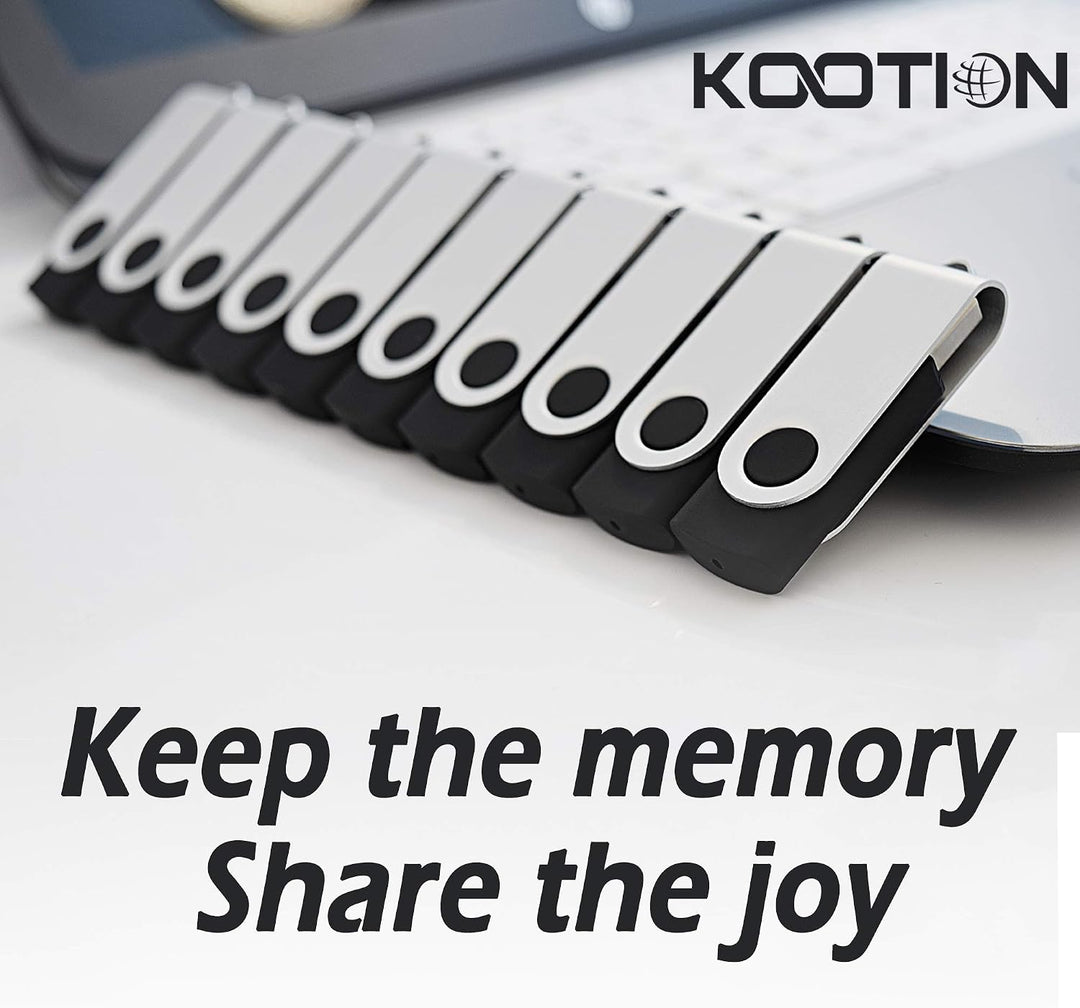 KOOTION Paquete de 10 unidades flash de 4 GB USB 2.0 de 4 GB, unida...
