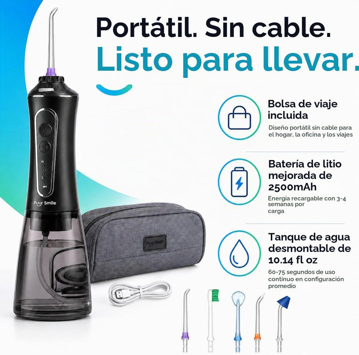 Puur Smile Irrigador Dental Profesional de Agua \u2013 Cuidado dent...