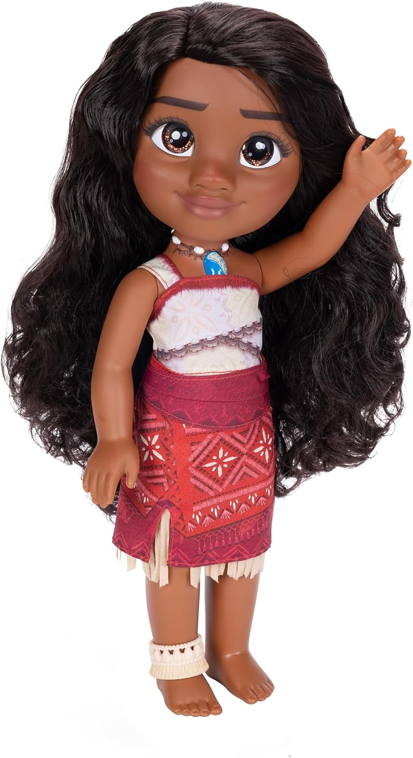 Disney Moana 2 My Singing Friend Moana Doll & Heihei Figure Playset para niñas con licencia oficial de Disney, gran regalo de cumpleaños para niños y niñas