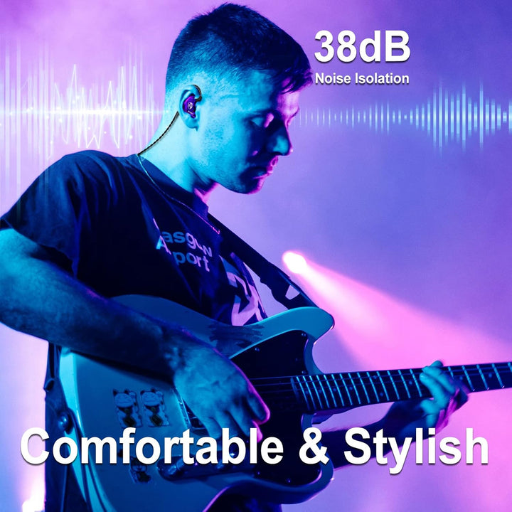 BASN auriculares intrauditivos para músicos, audiófilos y baterista...