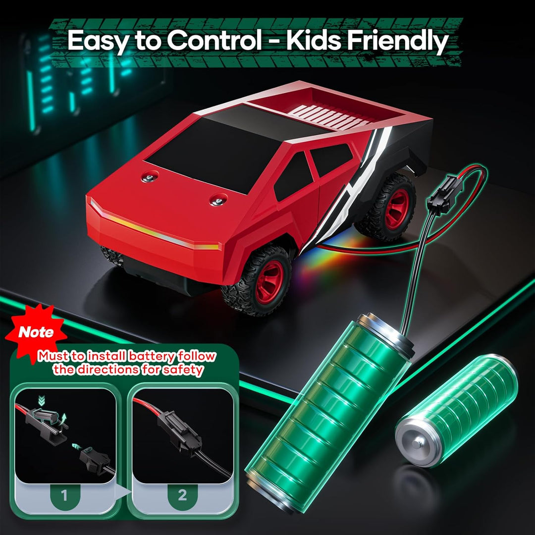 HOMETALL Coche de Control Remoto Camiones RC - Camión RC 2WD Juguet...