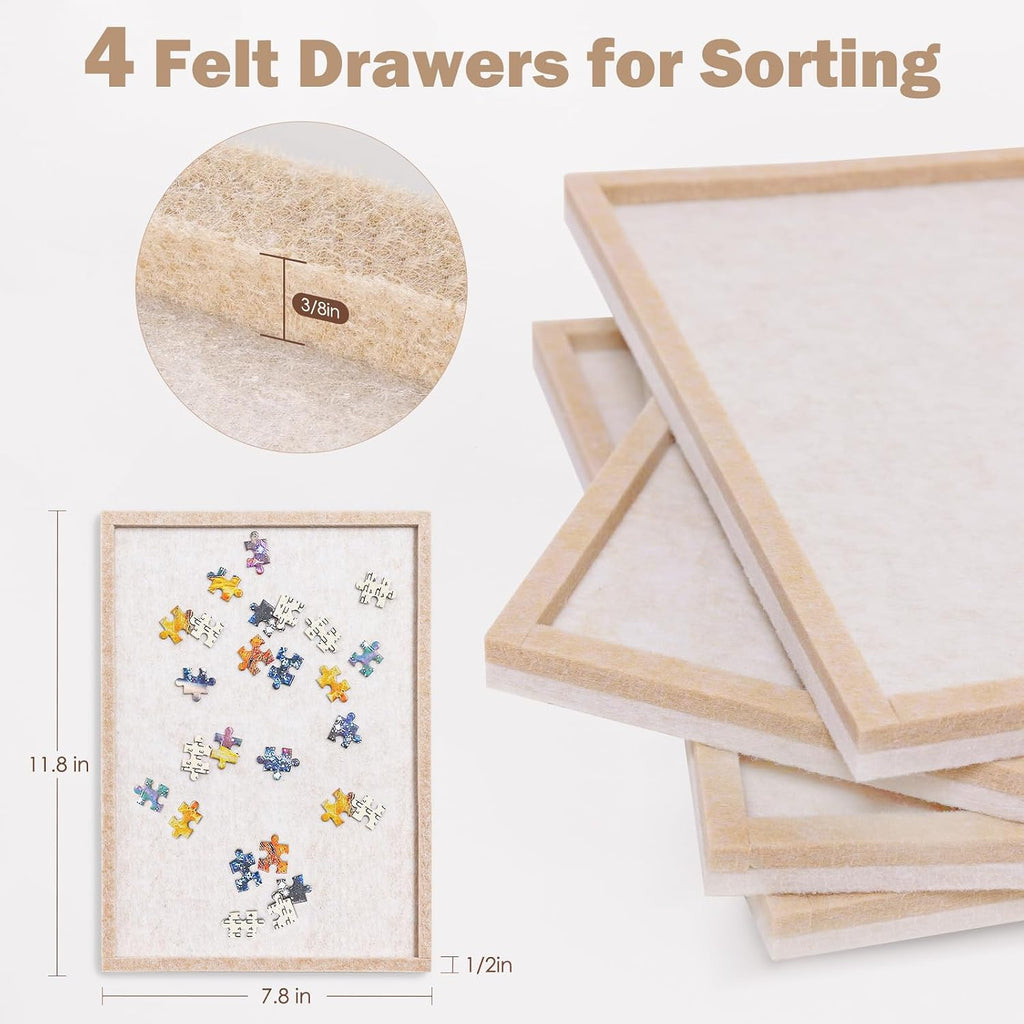 Puzzle Board con 4 Sorting Trays