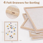 Puzzle Board con 4 Sorting Trays