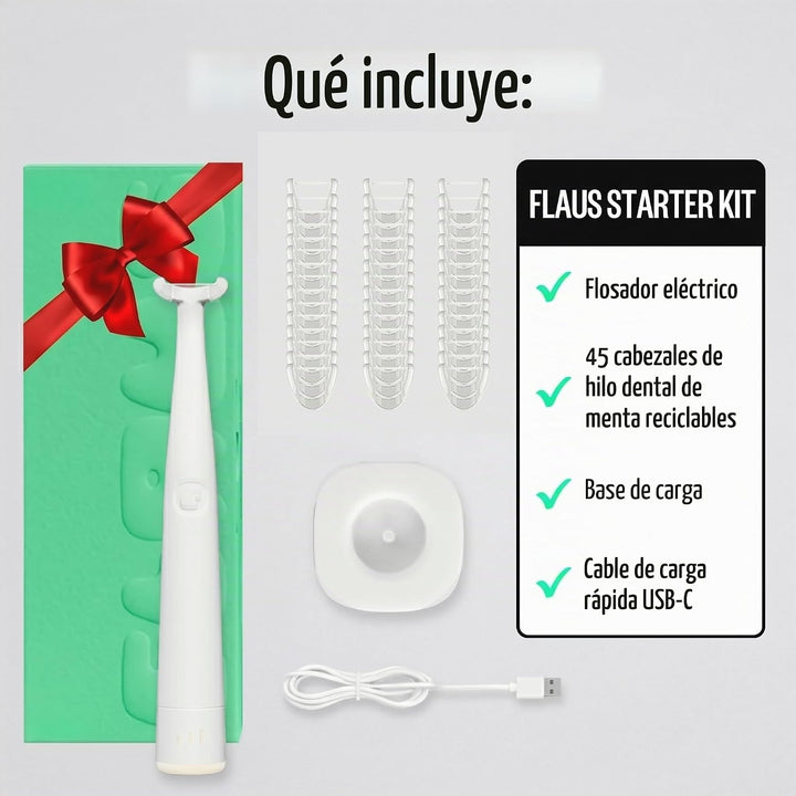 FLAUS Hilo dental eléctrico (Gentle Glide) \u2013 Shark Tank + Opra...