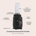 Vitamix Batidora personal Nano con tecnología SmoothiePilot, color negro
