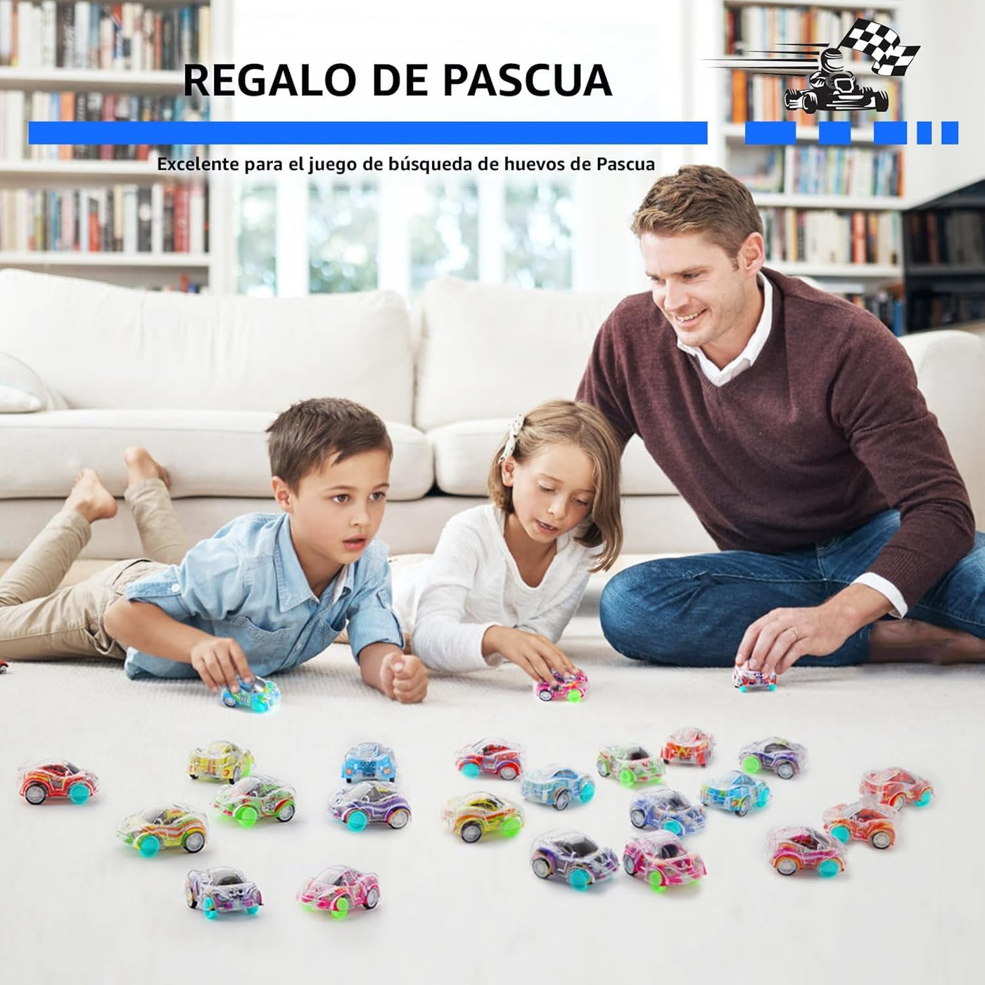 Juego de 50 mini automóviles de tracción hacia atrás