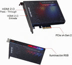 AVerMedia GC573 Live Gamer 4K, tarjeta de captura interna, transmite y graba 4K60 HDR10 con latencia ultrabaja en PS5, PS4 Pro, Xbox Series X/S, Xbox One X, en OBS, Twitch, YouTube