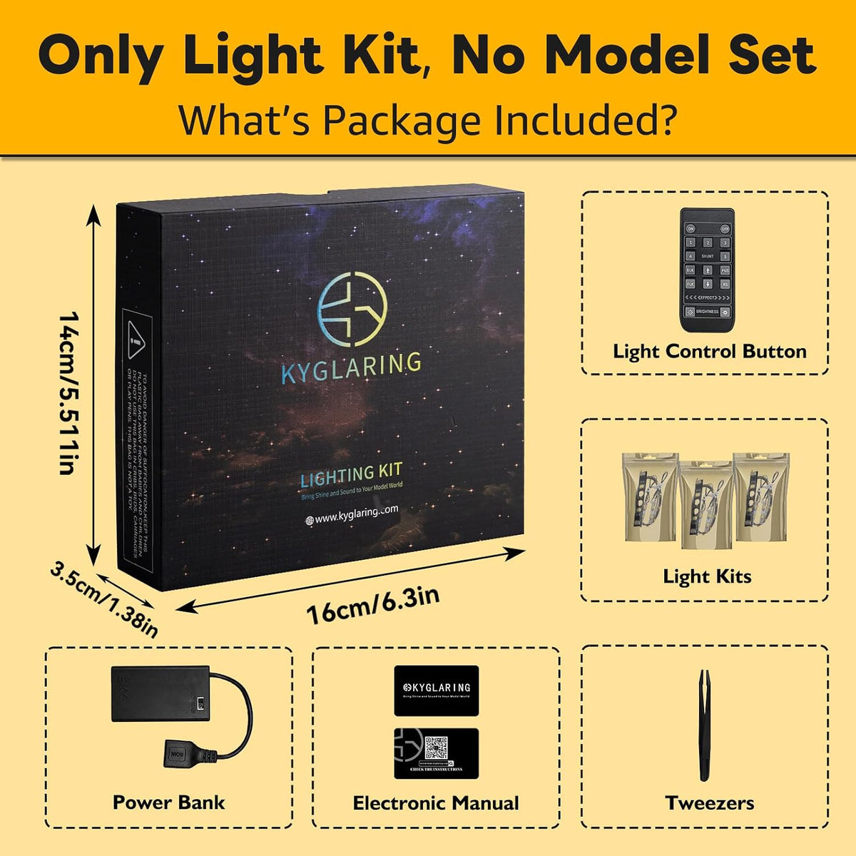 Kit de luces para LEGO 11382 Hubble Space Telescope Set